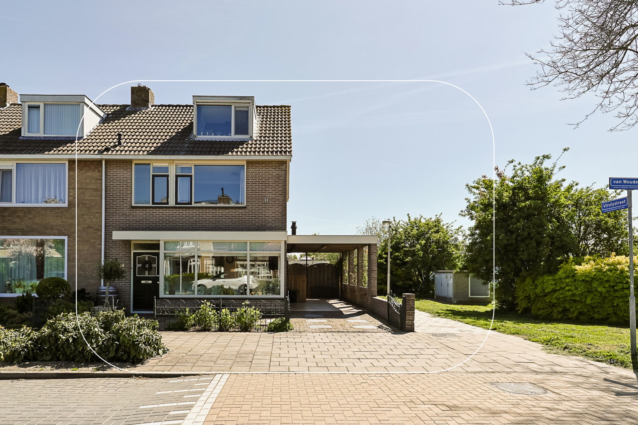 Eengezinswoning Hoekwoning Van Woudeweg 38, Woubrugge