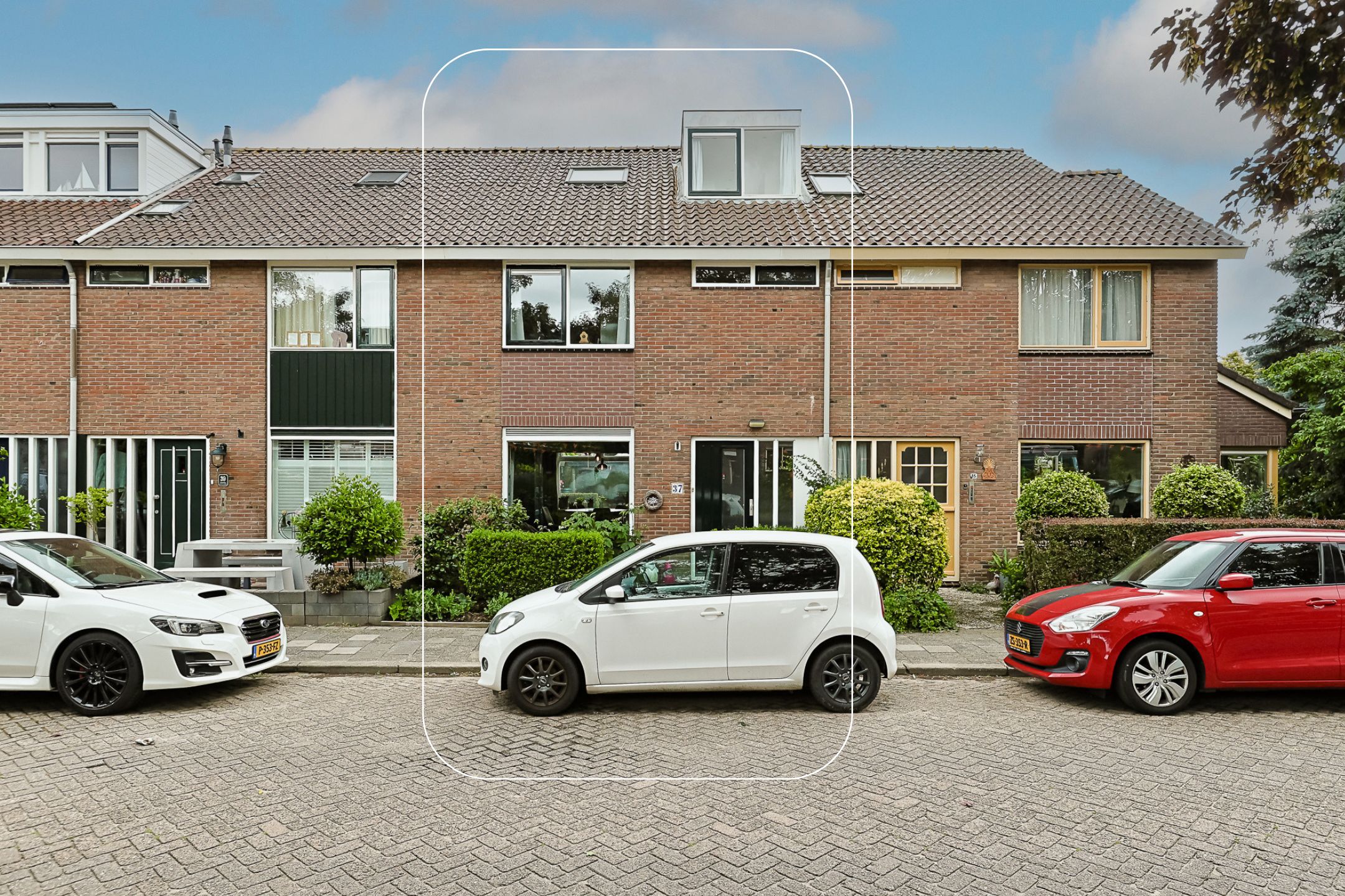 Eengezinswoning Tussenwoning Kerklaan 37, Koudekerk aan den Rijn